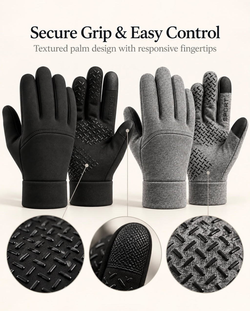 Daily Frost Thermal Touchscreen Gloves