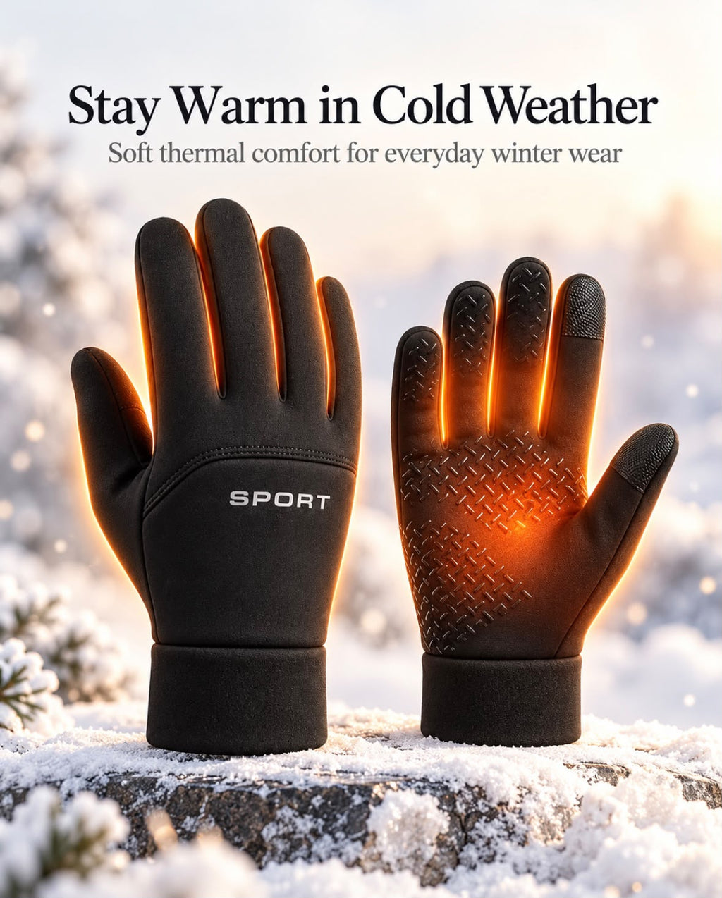 Daily Frost Thermal Touchscreen Gloves