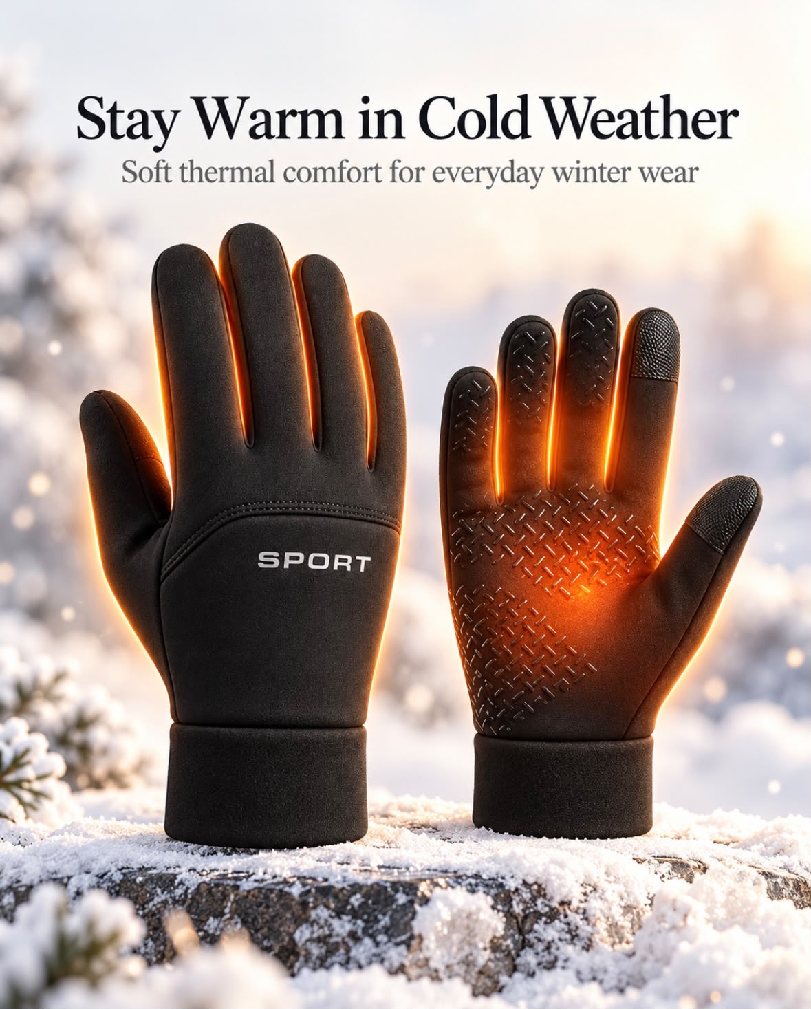 Daily Frost Thermal Touchscreen Gloves
