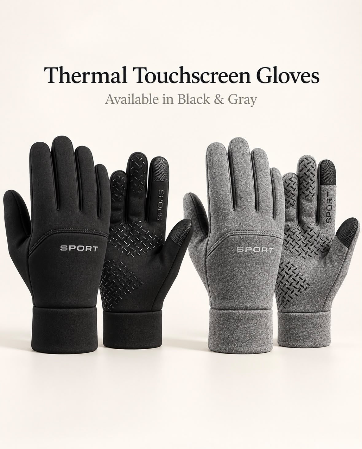 Daily Frost Thermal Touchscreen Gloves